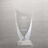 Crystal Face Shield Trophy (#74601)