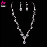 Fashion Rhodium Plated Cubic Zirconia Crystal Jewelry Sets