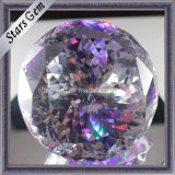 Beautiful Multi-Color Fancy Cut Round Cubic Zirconia Ball