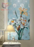 Blue Color Hand Cur Art Mosaic Picture (CFD58)