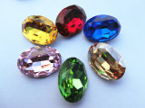 Factory Multi-Color Oval Rhinestone for Wholesale