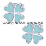 Custom Designs Four Leaf Clover Earring