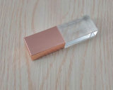 New Product! Rose Gold Crystal USB Flash Drive USB2.0/3.0 with 3D Engraved Logo