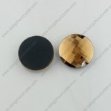 Shiny Decorative Flat Back Round Glass Stones for Dress