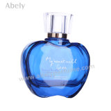 Luxury Perfume Fragrance Glass Bottle in Full Blue Coating