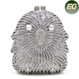 Animal Fashion Design Lady Clutch Bag Crystalstone Evening Bag Purse Leb734