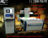 2d Photo Large Size, High Frequency Laser Engraving Machine Hsgp-L for Large Size Glass