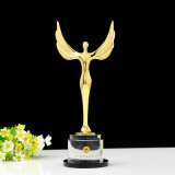 Sports Champions Trophy Oscar Costumized Logo Words Trophies Awards Gift