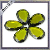 Well Polished Dark Olive Dazling Brilliant Cut Crystal Glass