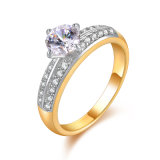 Trendy Brass Copper Zircon Costume Fashion Ring