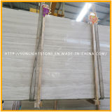 China Grey/White Wooden Vein Marble for Floor/Wall Tile Stone