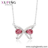 43997 Xuping Wholesale Fashion Crystals From Swarovski White Gold Necklace Price in Malaysia