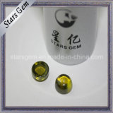 Olive Round Shape Cabochon CZ Zirconia Stones