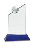 Golf Ball Trophy Blue Base