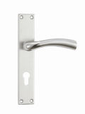 304/201 Stainless Steel Hollow Tube Lever Plate Door Handle (SS0537)