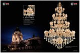 Hotel Project Luxury Zinc Alloy Crystal Chandelier Light