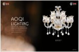 Nordic Simple Pure Fresh Crystal Chandelier Light