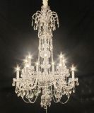 Custom Size and Color Large Hotel Lobby Crystal Chandelier