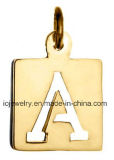 Cut out Jewelry Intial Letter Charm Pendant