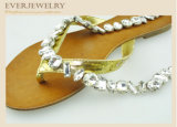 Crystal Rhinestone Cup Chain for Slippers, Shoes, 7*15+Ss29