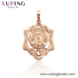 33823 Fashion Xuping Rose Gold-Plated Jesus Cross Imitation Jewelry Pendant