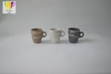 Three Color Little Coffee Mug with Silk Screen