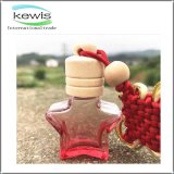 Star Shape Lovely Handmade Car Hanging Prefume Glass Bottle