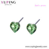 Xuping Single Stone Making Korea Dubai Gold Stud Earrings Crystals From Swarovski