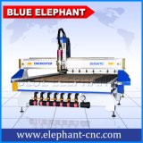 Ele 2030 Best Price CNC Door Machine, 3D CNC Wood Router with Atc Water Cooling Spindle