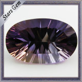 Oval Shape Special Color Millennium Cut Gemstone