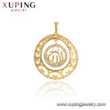 33721 Fashion Simple Rose Gold Jesus Cross Imitation Jewelry Chain Pendant in Alloy Copper