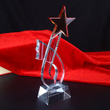 Fashionable Crystal Glass Trophy for Souvenir