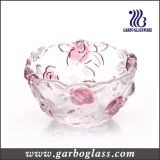 Spray Color Soda Lime Deep Rose Glass Bowl (GB1615MG-1/PDS)