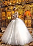 Long Sleeve Ballgown Bridal Wedding Dress Wedding Gown (BH006)