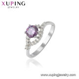 12616 Xuping Latest Cool Design with CZ Big Stone Custom Aqeeq Jewelry Rings