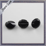 Black Color Gemstone Diamond Glass Beads