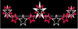 High Voltage LED Stars Motif Street Decoration Light