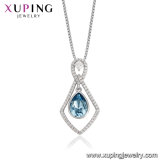 43996 Xuping White Gold Necklace Price in Malaysia Crystals From Swarovski Women Jewelry