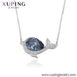 Necklace-00475 Xuping Pendant Necklace Wholesale Big Crystals From Swarovski Fashion Jewelry