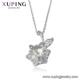 Necklace-00449 Xuping Flower Shape Crystals From Swarovski Fashion Necklace Jewelry