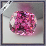 Rose Pink Rectangle Shape Cushion Cut Cubic Zirconia