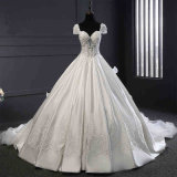 Satin Beading Lace Ball China Wedding Dress