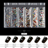 2018 Wholesale New 3D Charms Gems Decoration Colorful Crystal Nail Rhinestones for Nail Art