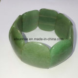 Natural Crystal Aventurine Rose Quartz Beaded Bracelet Bangles