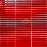 Red Crystal Strip Tile Mosaic Tile (PT110)