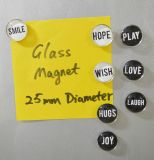 Glass Fridge Magnet (in 25mm Diameter)