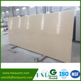 Factory Direct Big Yellow Quartz Stone Slab with Big Chips