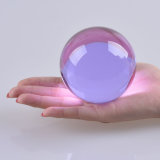 Romantic Purple Crystal Glass Ball Sphere for Wedding Gift