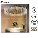 European Hotel Decorative Hotel Stainless Steel Crystal Pendant Lamp