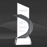 Smoked Boomerang Crystal Award (MP-OPT7822)